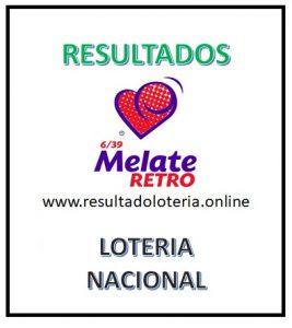 RESULTADOS MELATE RETRO 1361 - LOTERIA NACIONAL 3 DE OCTUBRE